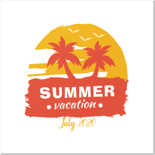 Summer Vacation Posters and Art